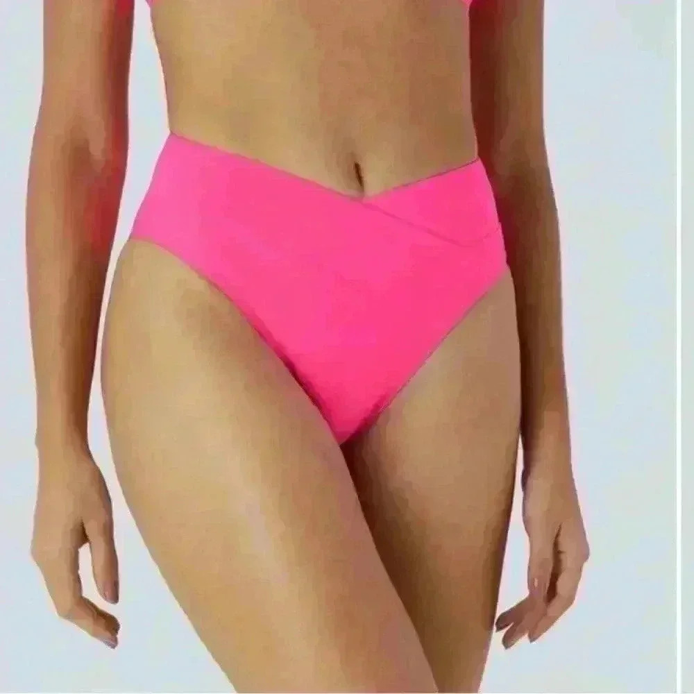 HALARA set of three. Pink, blue and green bikini set